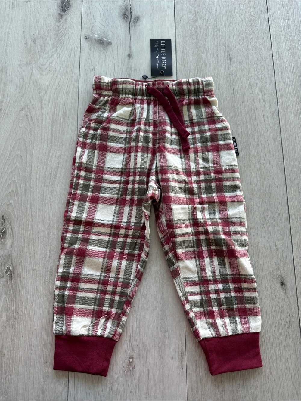 Little Bipsy Pajama Pant Holly Berry 18-24 Month NWT IN PACKAGE